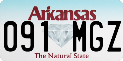AR license plate 091MGZ