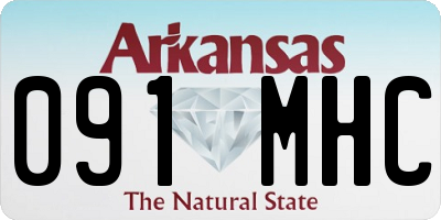 AR license plate 091MHC