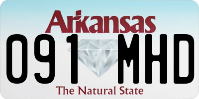 AR license plate 091MHD