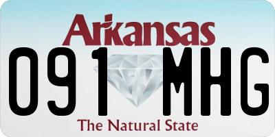 AR license plate 091MHG