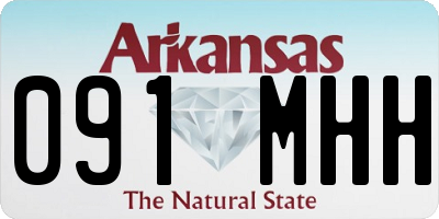 AR license plate 091MHH