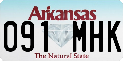 AR license plate 091MHK