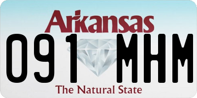 AR license plate 091MHM