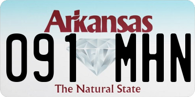 AR license plate 091MHN