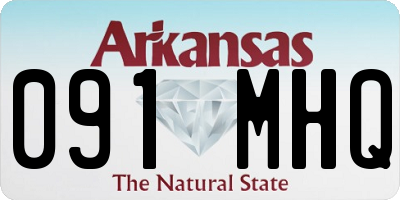 AR license plate 091MHQ