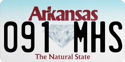 AR license plate 091MHS