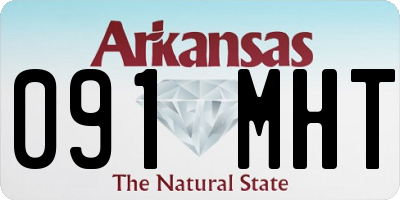 AR license plate 091MHT