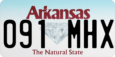AR license plate 091MHX
