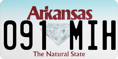 AR license plate 091MIH