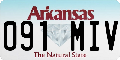 AR license plate 091MIV