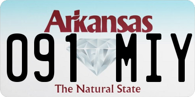 AR license plate 091MIY