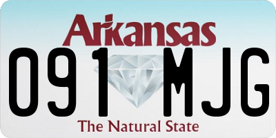 AR license plate 091MJG
