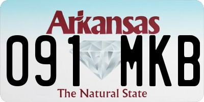 AR license plate 091MKB
