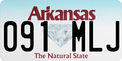 AR license plate 091MLJ