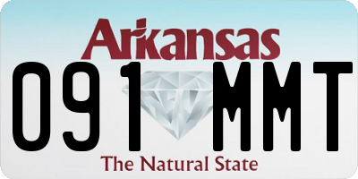AR license plate 091MMT