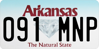 AR license plate 091MNP