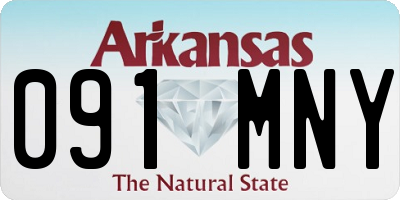 AR license plate 091MNY