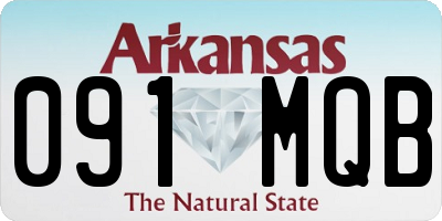 AR license plate 091MQB