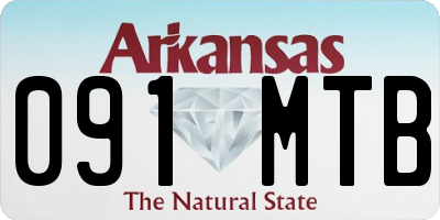 AR license plate 091MTB