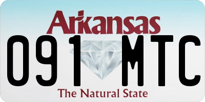 AR license plate 091MTC
