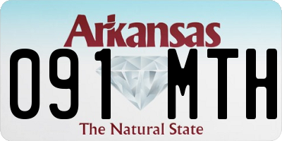 AR license plate 091MTH