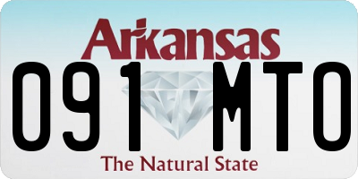 AR license plate 091MTO