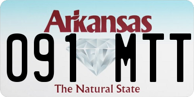 AR license plate 091MTT