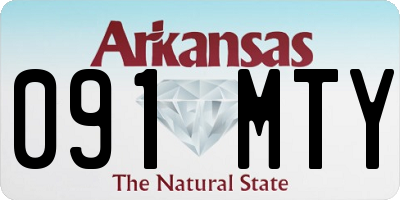 AR license plate 091MTY