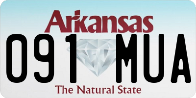 AR license plate 091MUA