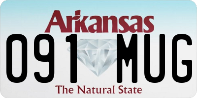 AR license plate 091MUG