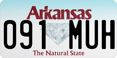 AR license plate 091MUH