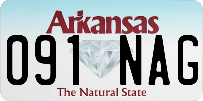 AR license plate 091NAG