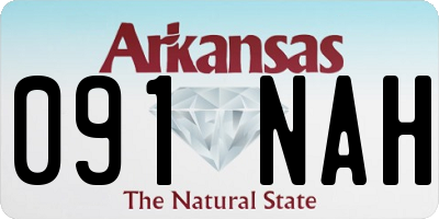 AR license plate 091NAH