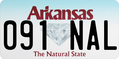 AR license plate 091NAL