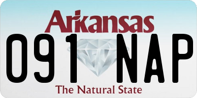 AR license plate 091NAP