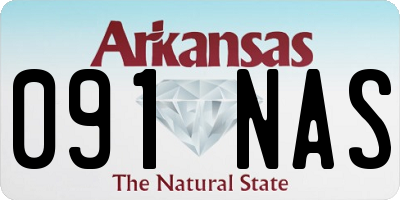 AR license plate 091NAS