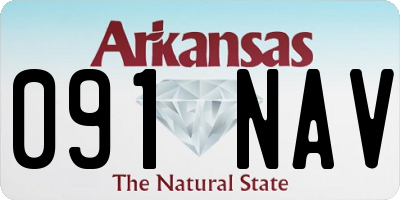 AR license plate 091NAV