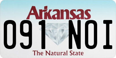 AR license plate 091NOI
