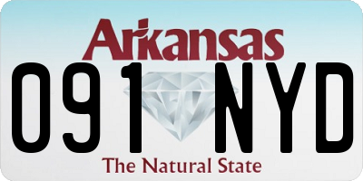 AR license plate 091NYD