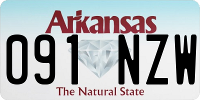 AR license plate 091NZW