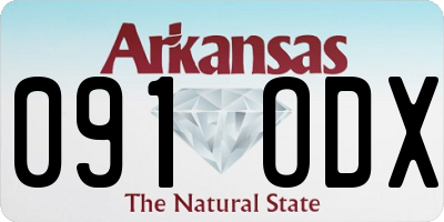 AR license plate 091ODX