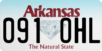 AR license plate 091OHL