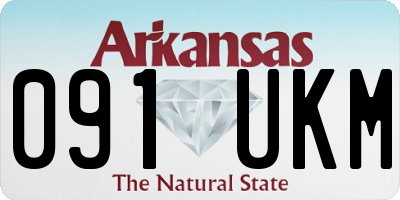 AR license plate 091UKM