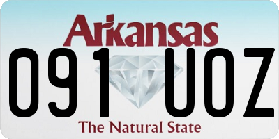 AR license plate 091UOZ