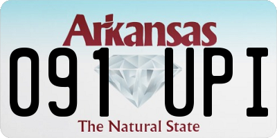 AR license plate 091UPI