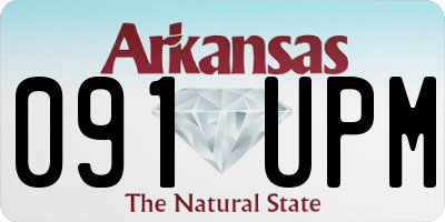 AR license plate 091UPM