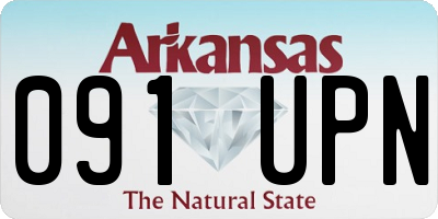 AR license plate 091UPN