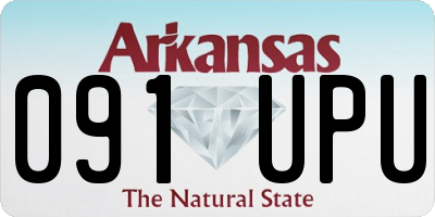 AR license plate 091UPU
