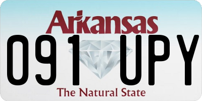 AR license plate 091UPY