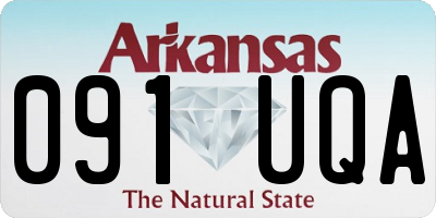 AR license plate 091UQA